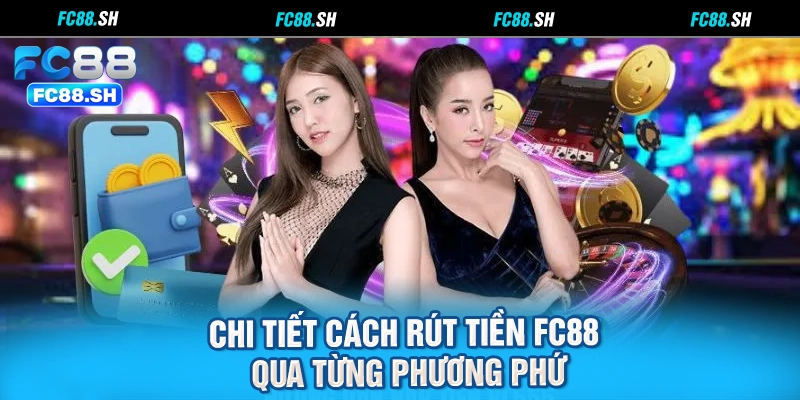 Chi tiết cách rút tiền FC88 qua từng phương phức