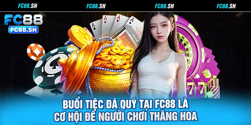 Buổi Tiệc Đá Quý tại FC88 là cơ hội để người chơi thăng hoa