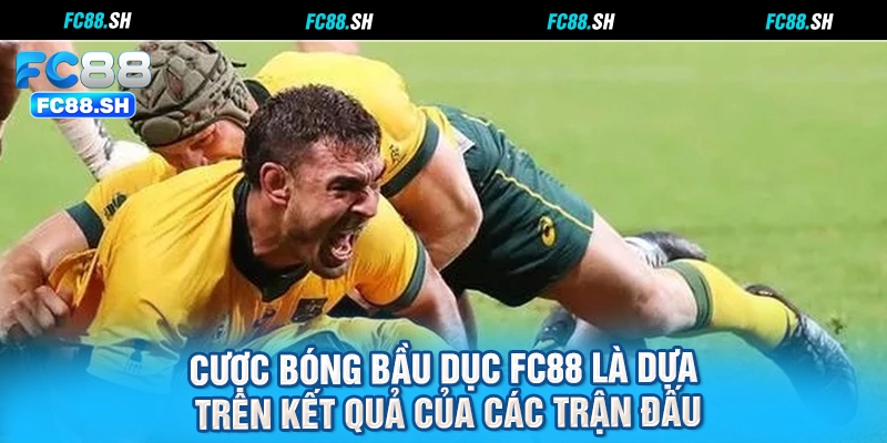Cược bóng bầu dục FC88 là dựa trên kết quả của các trận đấu